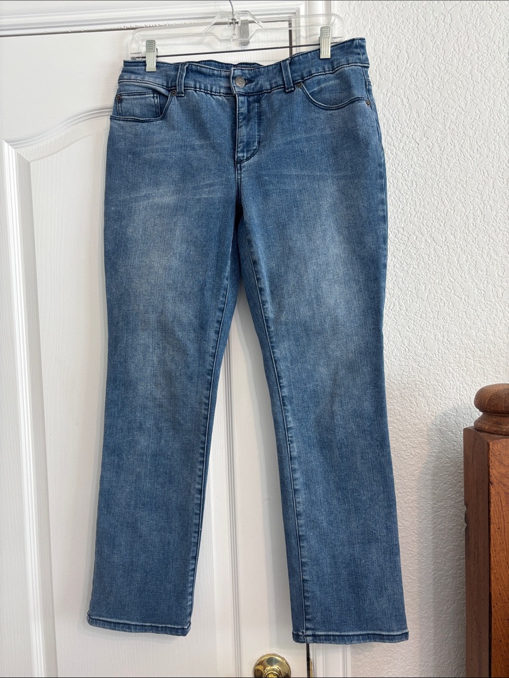 Chico's Blue Straight-Leg short Women's Jeans size 0.5